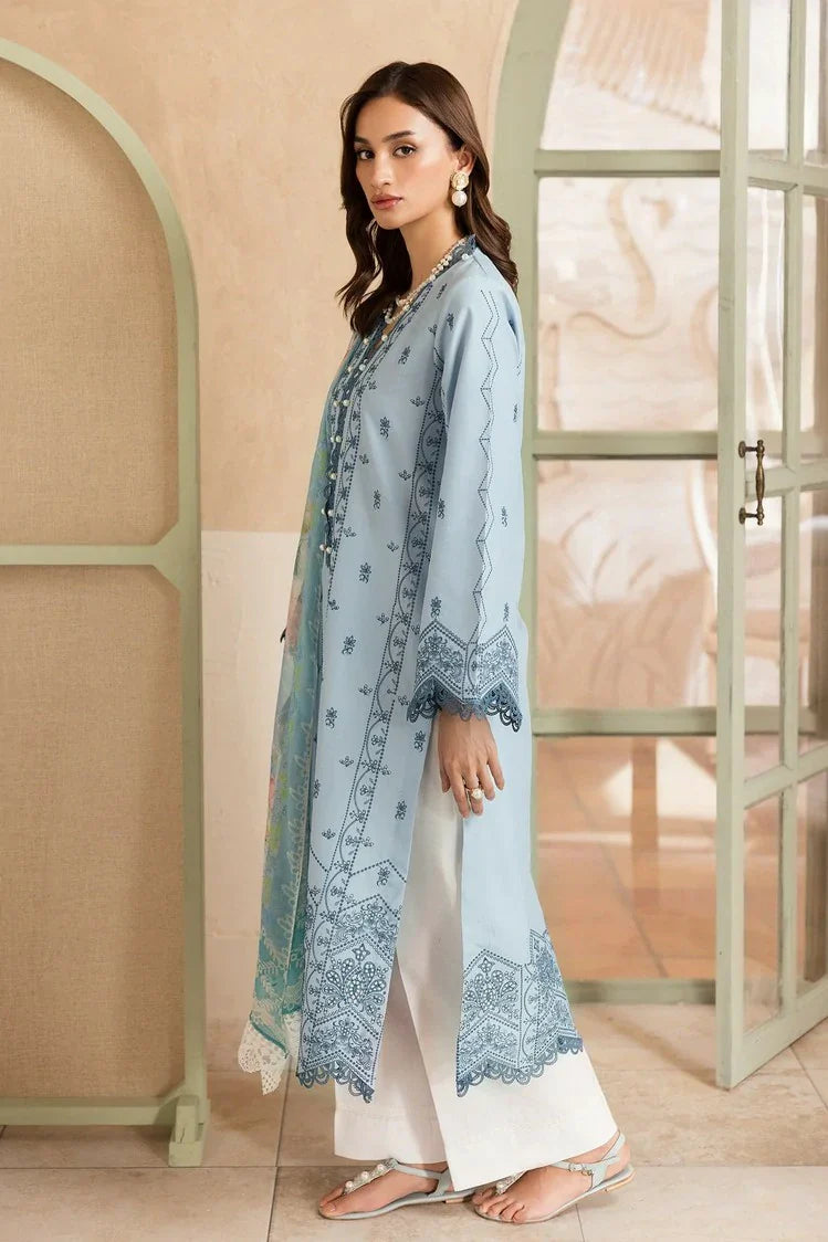 Picture of Rajbari - Nissa Chikankari Exclusive - Design 12 - Unstitched - Available at Raja Sahib