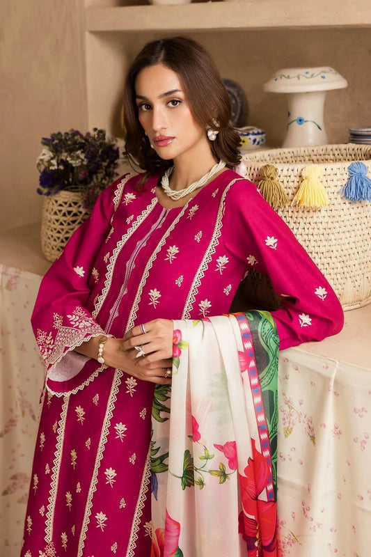 Picture of Rajbari - Nissa Chikankari Exclusive - Design 09 - Unstitched - Available at Raja Sahib
