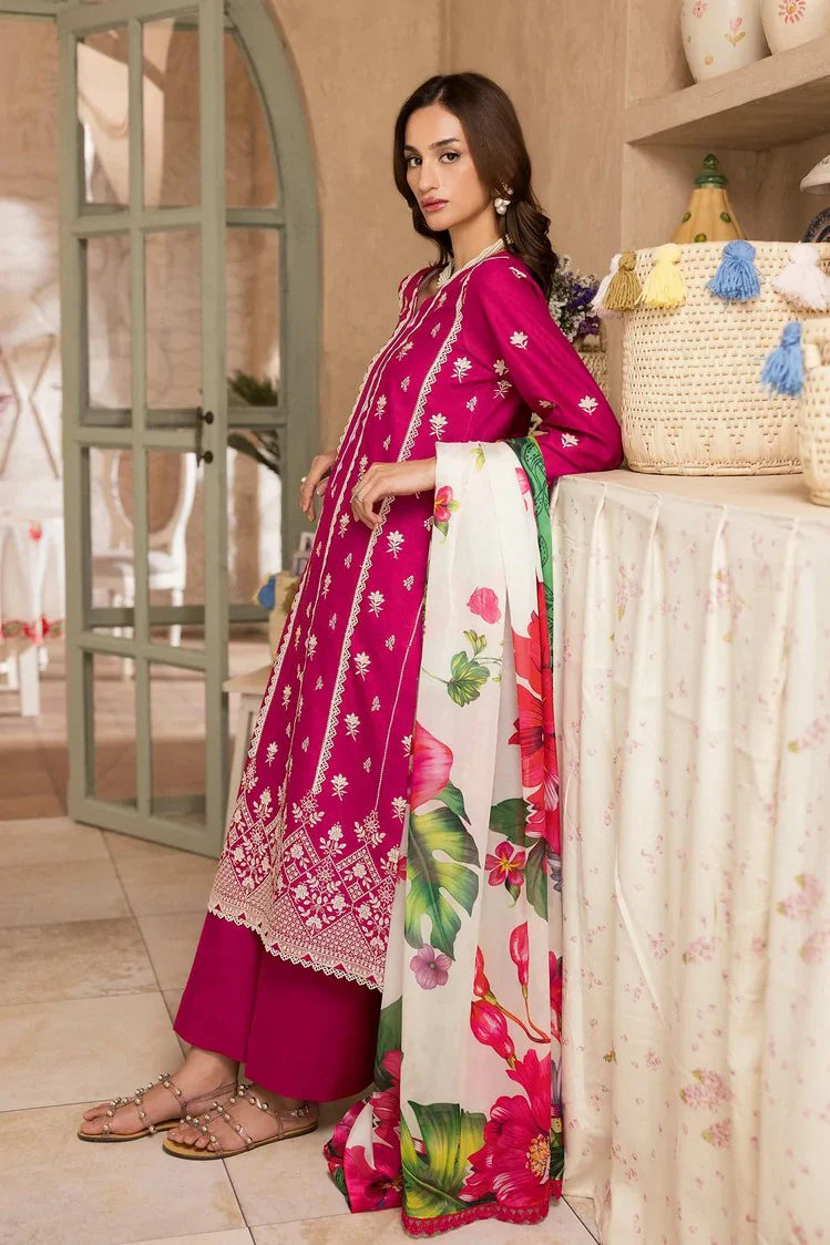 Picture of Rajbari - Nissa Chikankari Exclusive - Design 09 - Unstitched - Available at Raja Sahib