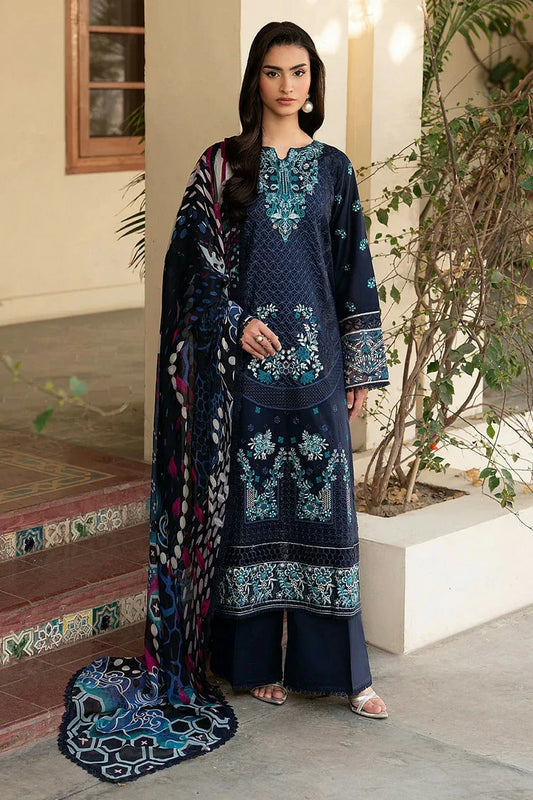 Picture of Ramsha - Ghazal Luxury Lawn Collection Vol 7 - G-709 - Unstitched - Available at Raja Sahib