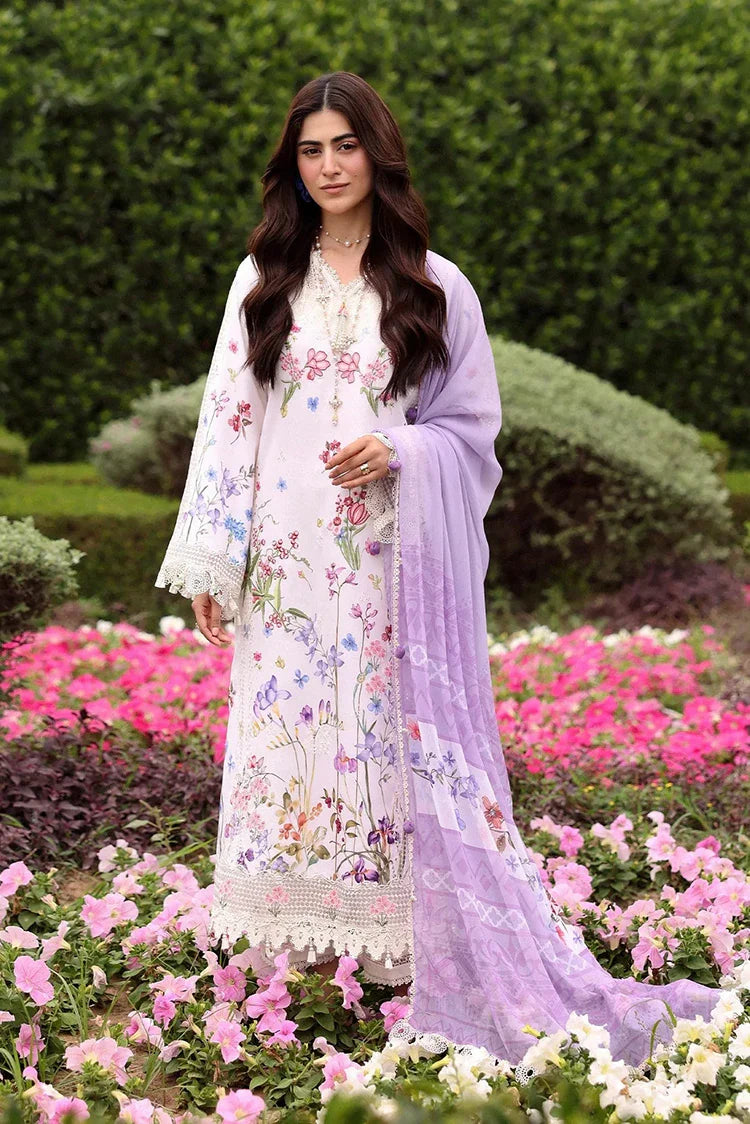 Picture of Sardinia - Embroidered Lawn Eid Edit - 01-LAVENDER CLOUDS - Unstitched - Available at Raja Sahib