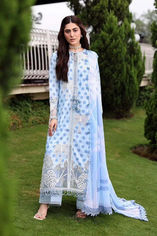 Picture of Sardinia - Embroidered Lawn Eid Edit - 05-PALM BREEZE - Unstitched - Available at Raja Sahib