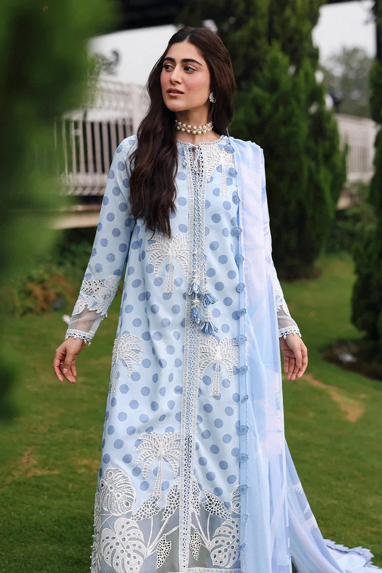 Picture of Sardinia - Embroidered Lawn Eid Edit - 05-PALM BREEZE - Unstitched - Available at Raja Sahib