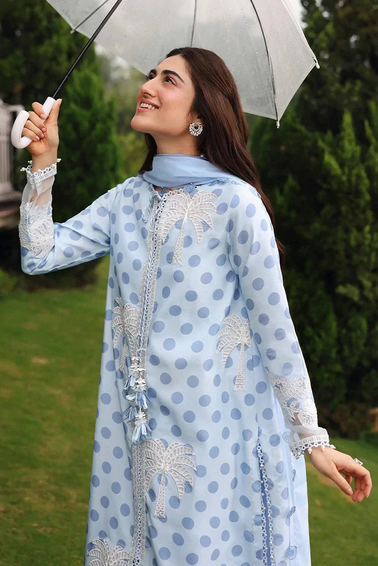 Picture of Sardinia - Embroidered Lawn Eid Edit - 05-PALM BREEZE - Unstitched - Available at Raja Sahib