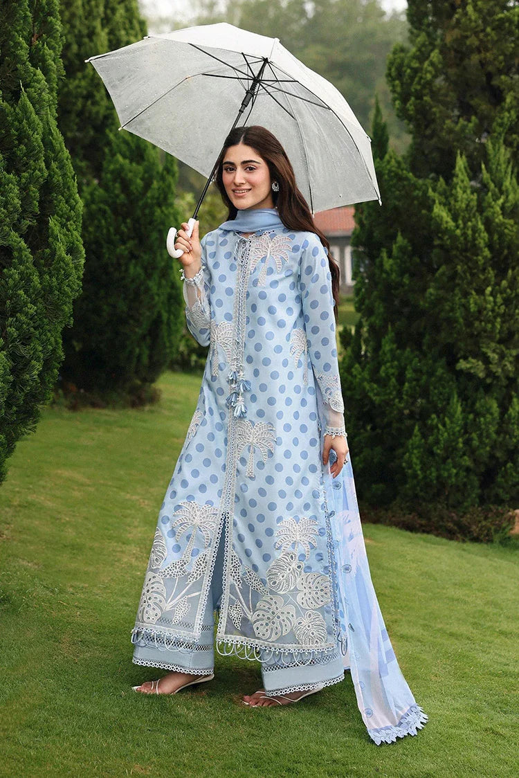 Picture of Sardinia - Embroidered Lawn Eid Edit - 05-PALM BREEZE - Unstitched - Available at Raja Sahib