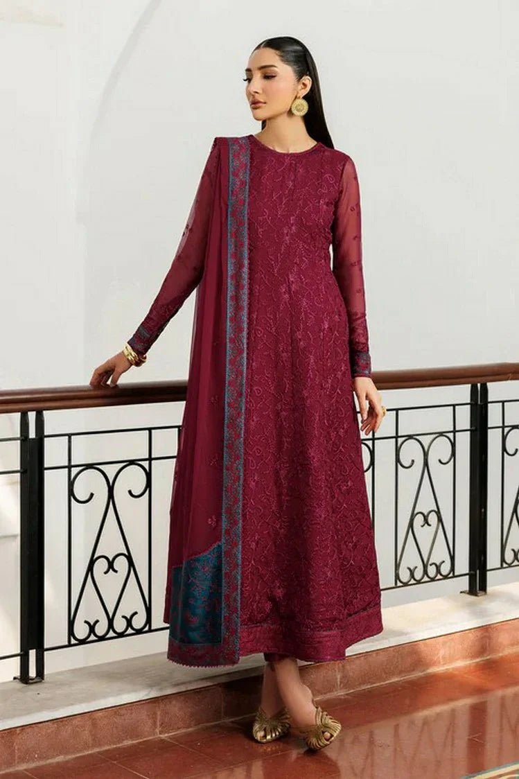 Picture of Zarif - Nourah Formal Wear - ZF-ZQH-04 MAHAL - Unstitched - Available at Raja Sahib