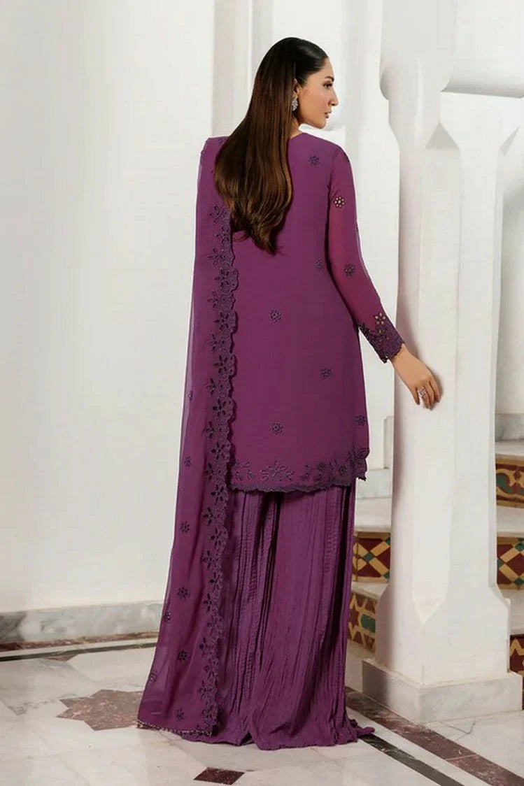 Picture of Zarif - Nourah Formal Wear - ZF-ZQH-08 WADHAI - Unstitched - Available at Raja Sahib
