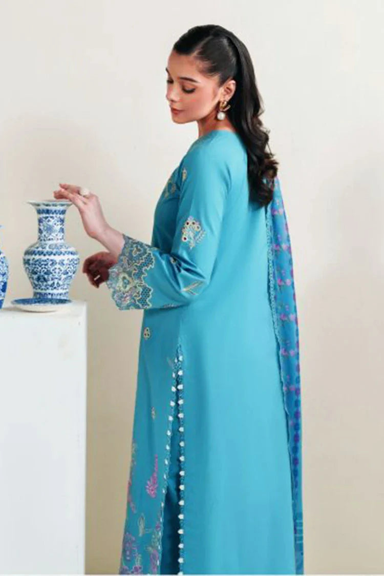Picture of Neeshay - Whispers Of Summer Luxury Lawn - NH-20-SKYLA - Unstitched - Available at Raja Sahib