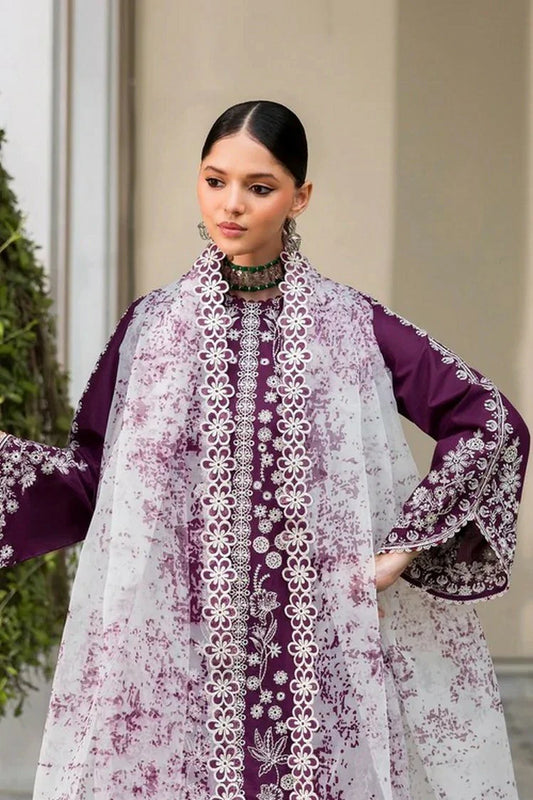 Picture of Zarif - Summer Lawn Collection - ZF-ZL-08 KOYA - Unstitched - Available at Raja Sahib