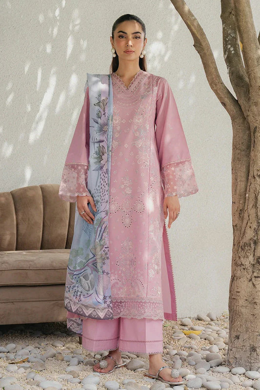 Picture of Seran - Eclat Premium Lux Lawn - 01-Celiane - Unstitched - Available at Raja Sahib