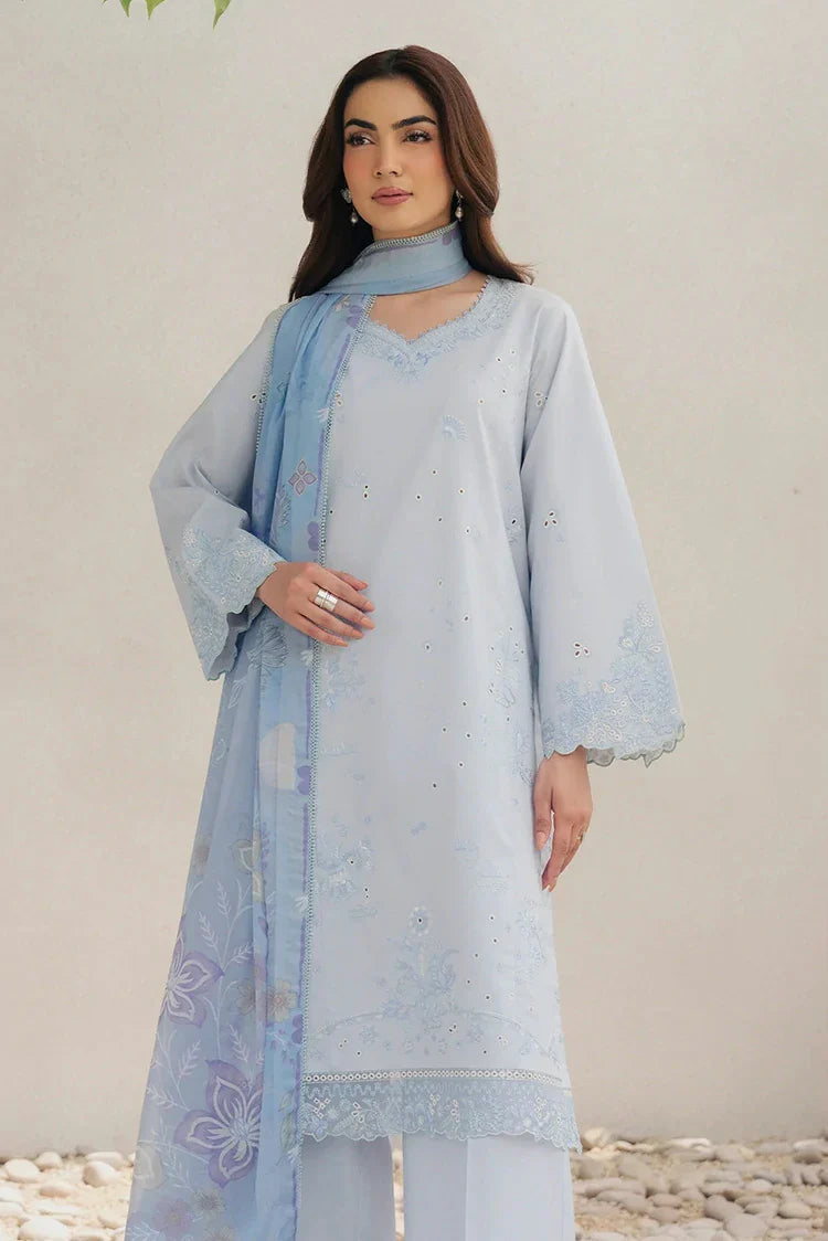Picture of Seran - Eclat Premium Lux Lawn - 02-Eloire - Unstitched - Available at Raja Sahib