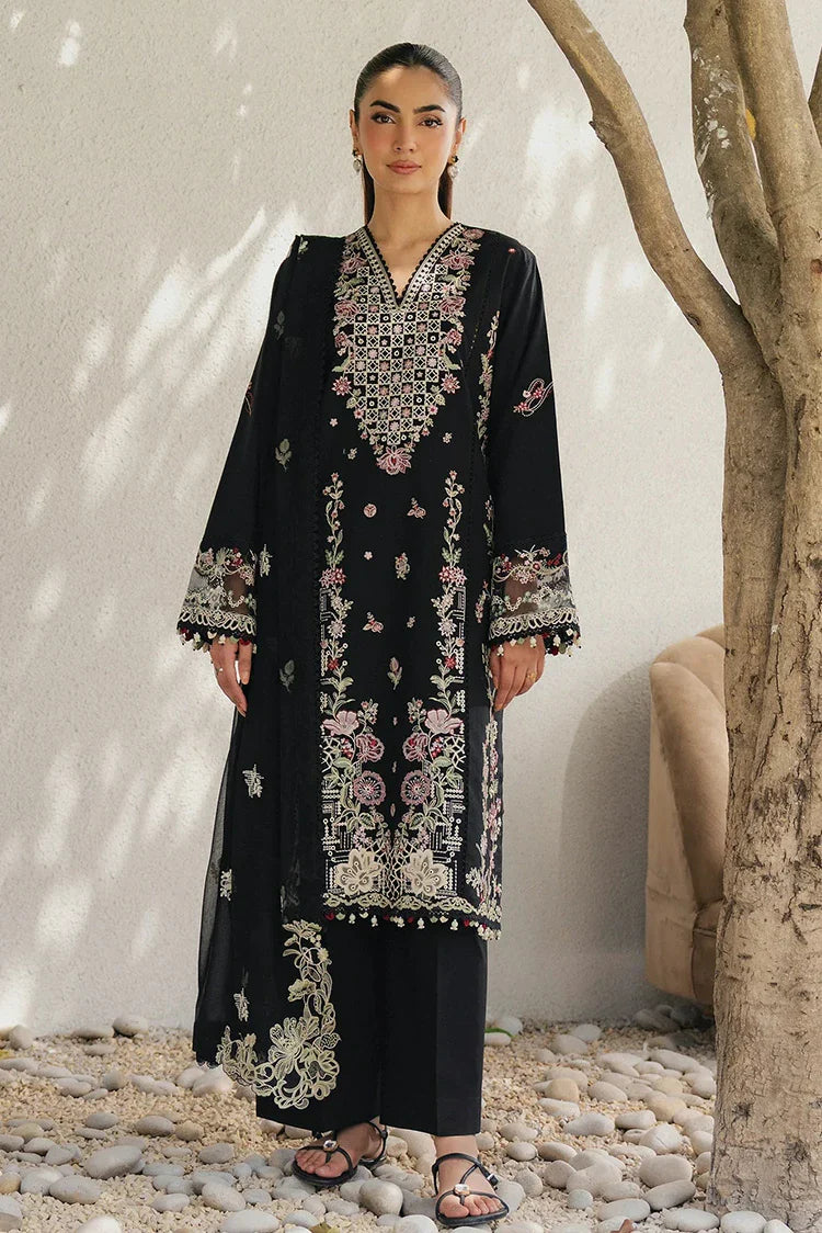 Picture of Seran - Eclat Premium Lux Lawn - 03-Noirea - Unstitched - Available at Raja Sahib