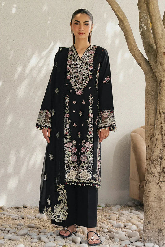 Picture of Seran - Eclat Premium Lux Lawn - 03-Noirea - Unstitched - Available at Raja Sahib