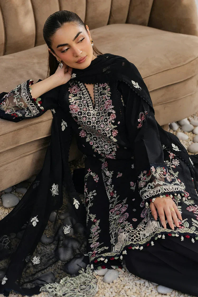 Picture of Seran - Eclat Premium Lux Lawn - 03-Noirea - Unstitched - Available at Raja Sahib