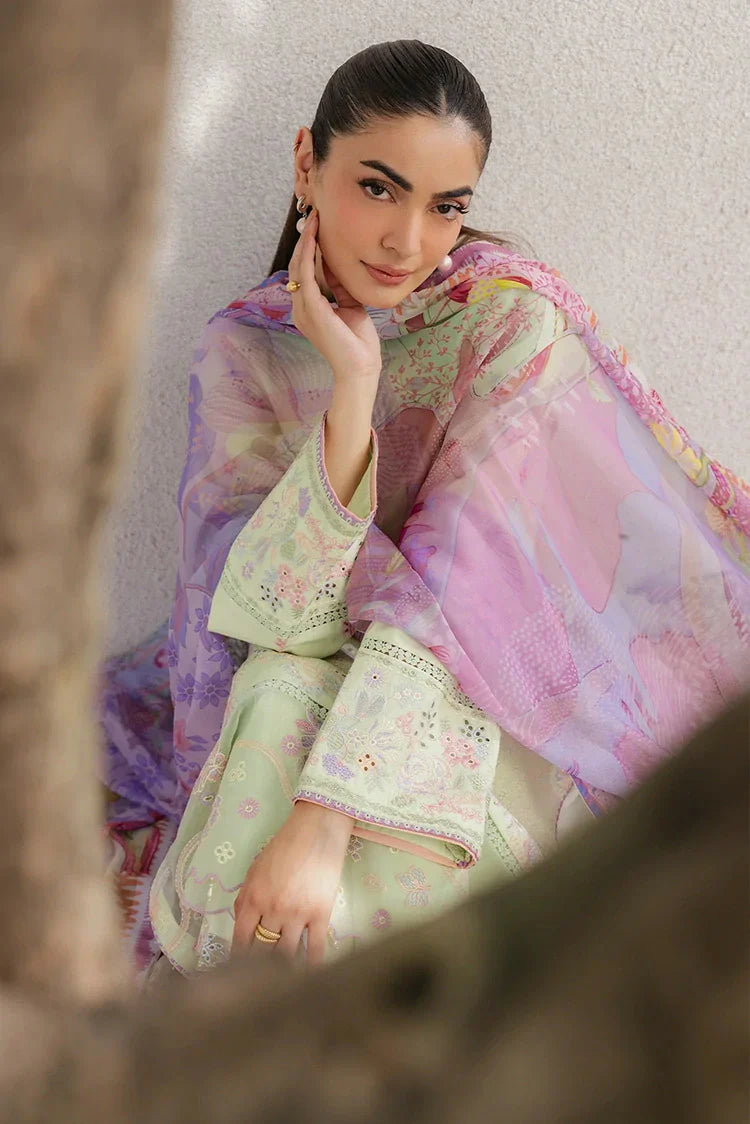 Picture of Seran - Eclat Premium Lux Lawn - 06-Solinea - Unstitched - Available at Raja Sahib