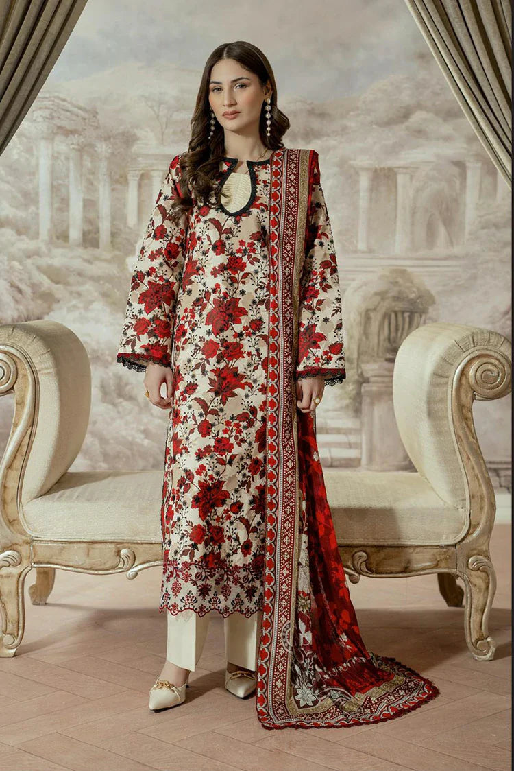 Picture of Rajbari - Raha Premium Printkari Vol 2 - Design 02 - Unstitched - Available at Raja Sahib