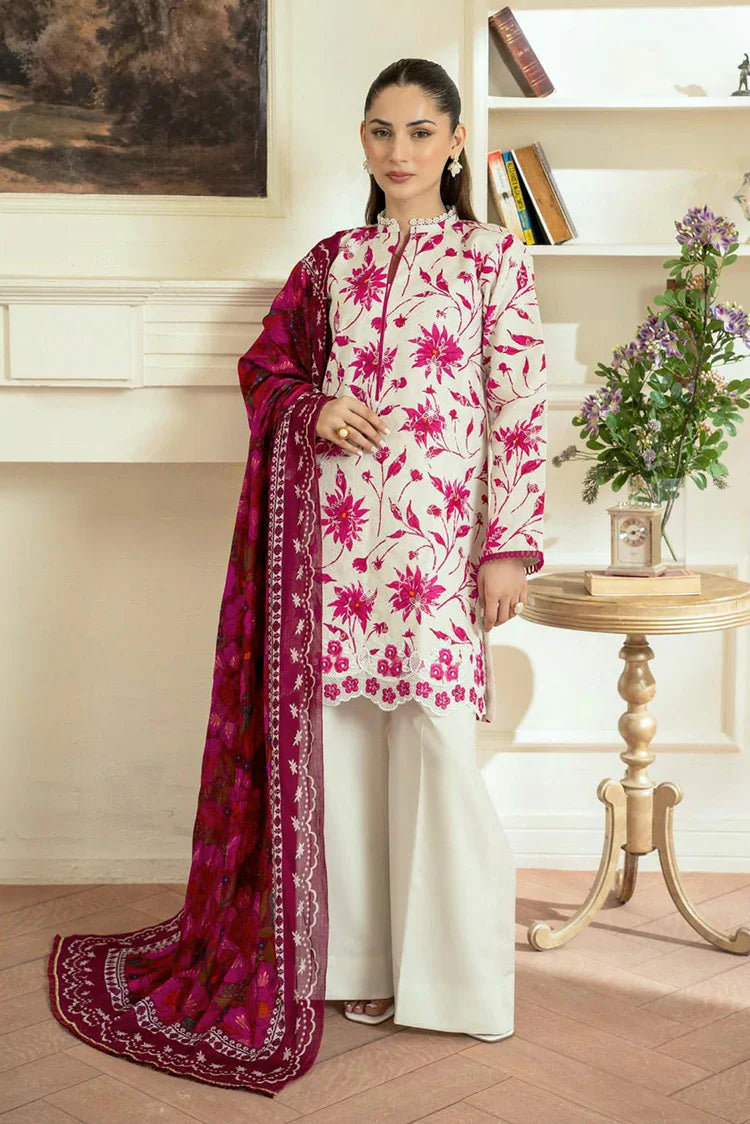 Picture of Rajbari - Raha Premium Printkari Vol 2 - Design 04 - Unstitched - Available at Raja Sahib
