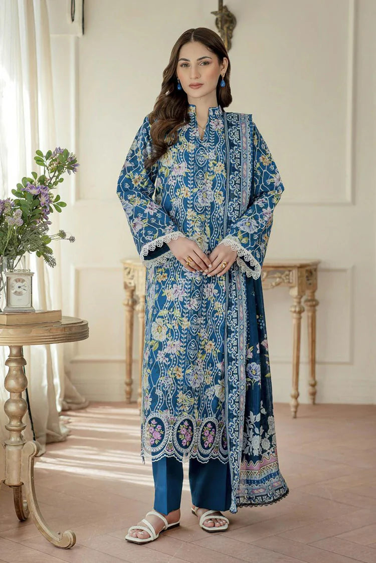 Picture of Rajbari - Raha Premium Printkari Vol 2 - Design 07 - Unstitched - Available at Raja Sahib