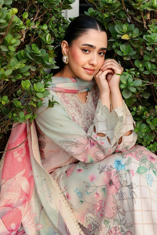 Picture of Ramsha - Rangrez Luxury Lawn Collection Vol 9 - N-906 - Unstitched - Available at Raja Sahib