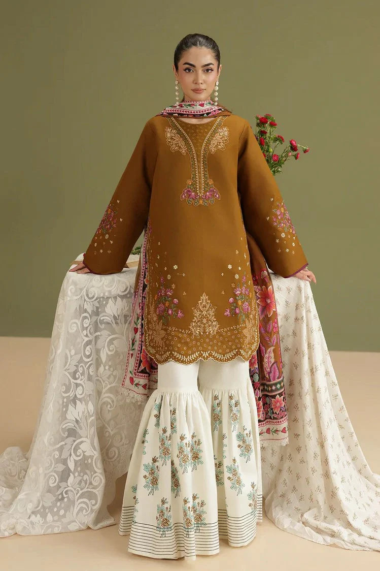 Picture of Rajbari - Jahaan Embroidered Lawn Signature Edit - JAHAAN 01 - Unstitched - Available at Raja Sahib