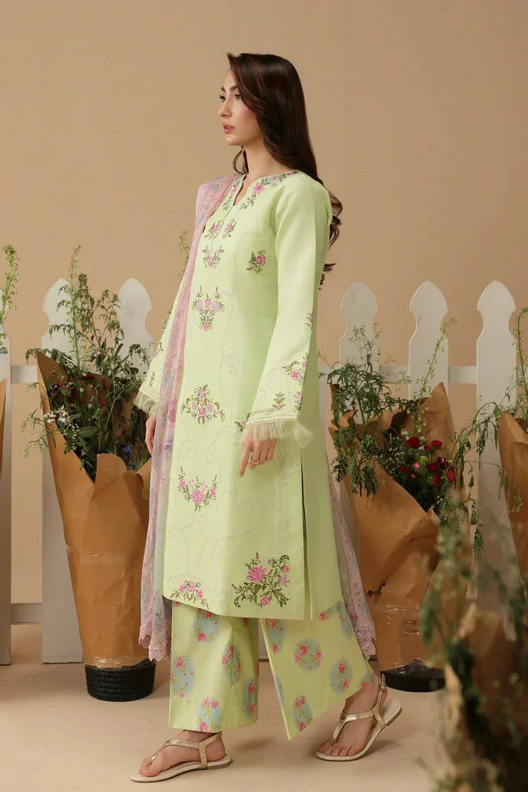 Picture of Rajbari - Jahaan Embroidered Lawn Signature Edit - JAHAAN 11 - Unstitched - Available at Raja Sahib