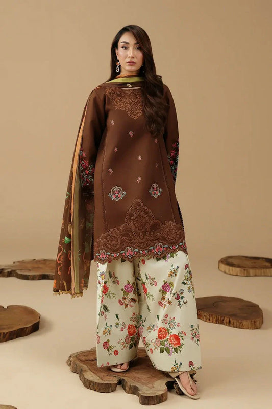 Picture of Rajbari - Jahaan Embroidered Lawn Signature Edit - JAHAAN 04 - Unstitched - Available at Raja Sahib