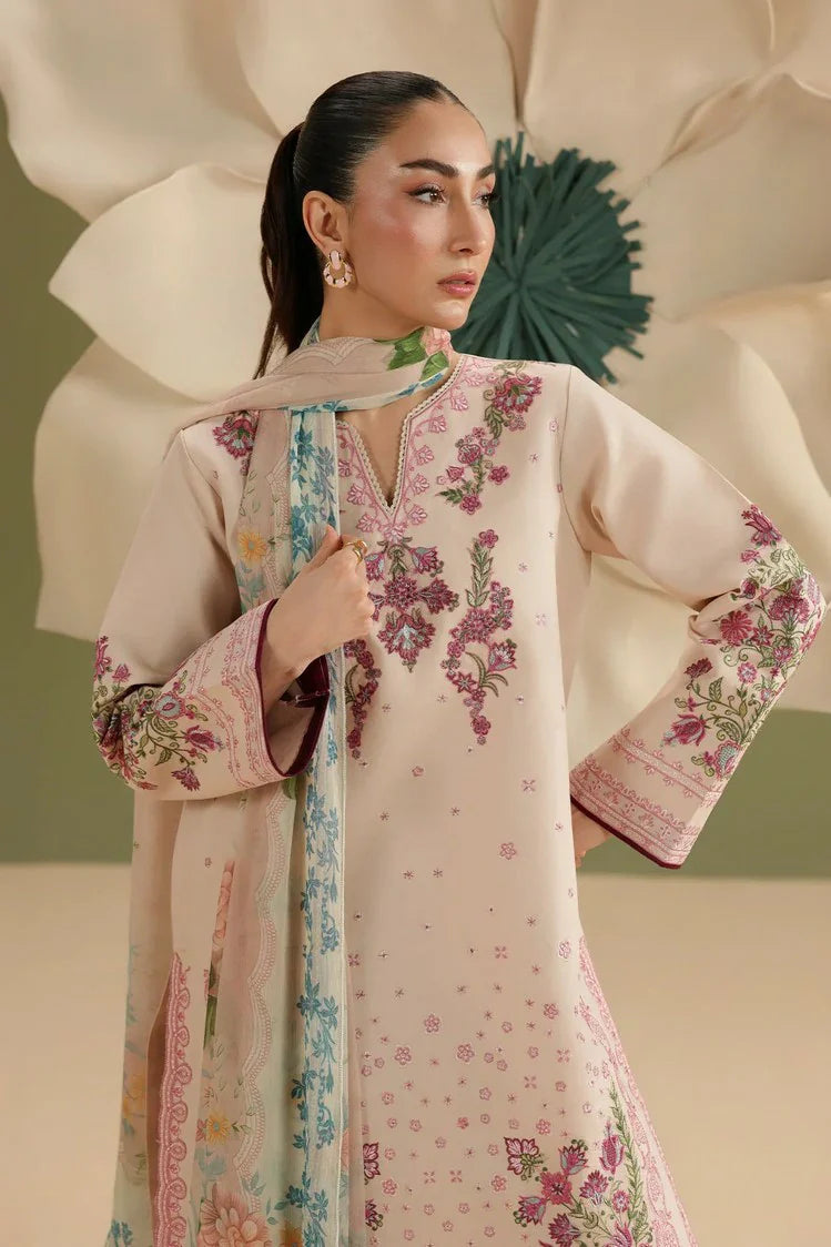 Picture of Rajbari - Jahaan Embroidered Lawn Signature Edit - JAHAAN 08 - Unstitched - Available at Raja Sahib