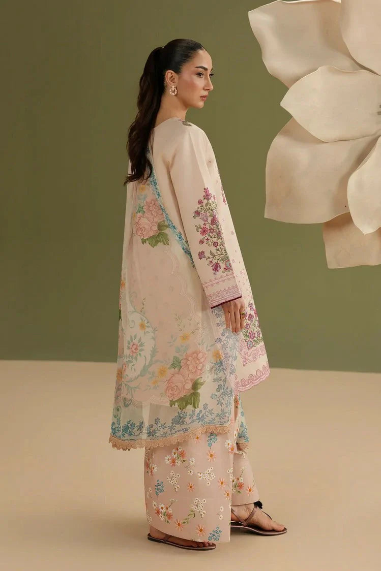 Picture of Rajbari - Jahaan Embroidered Lawn Signature Edit - JAHAAN 08 - Unstitched - Available at Raja Sahib