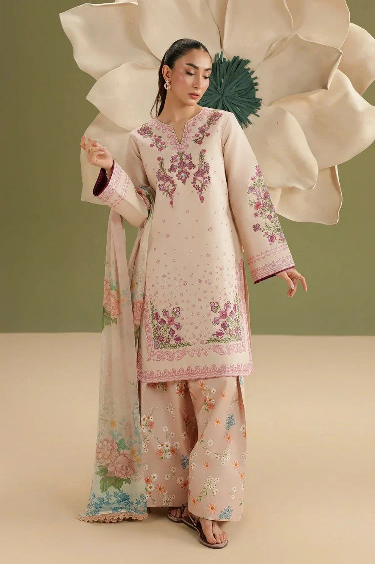 Picture of Rajbari - Jahaan Embroidered Lawn Signature Edit - JAHAAN 08 - Unstitched - Available at Raja Sahib