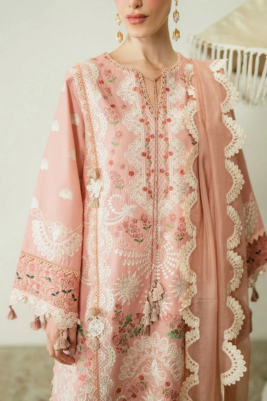 Picture of Zariya - Zaira Blooming Flower Lawn Collection - LUNA-ZB6S103 - Unstitched - Available at Raja Sahib