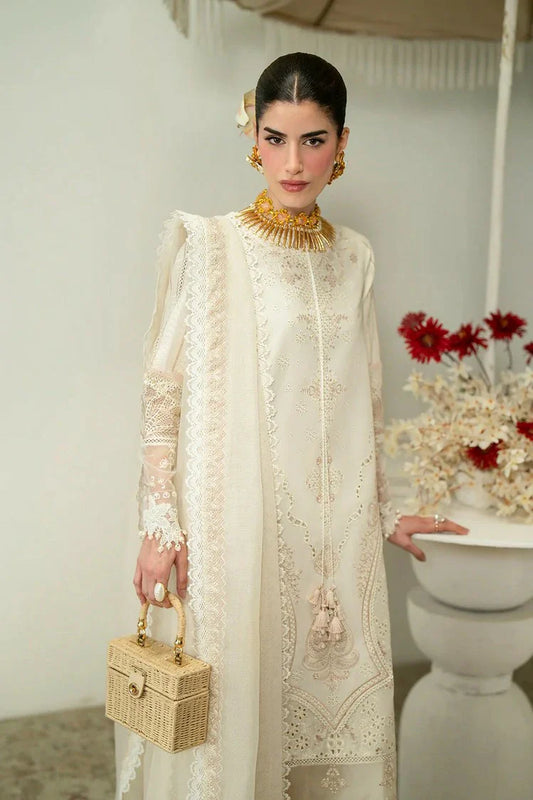 Picture of Zariya - Zaira Blooming Flower Lawn Collection - ORSA-ZB6S105 - Unstitched - Available at Raja Sahib