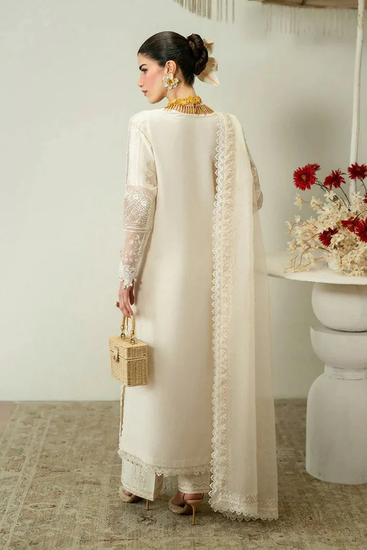 Picture of Zariya - Zaira Blooming Flower Lawn Collection - ORSA-ZB6S105 - Unstitched - Available at Raja Sahib