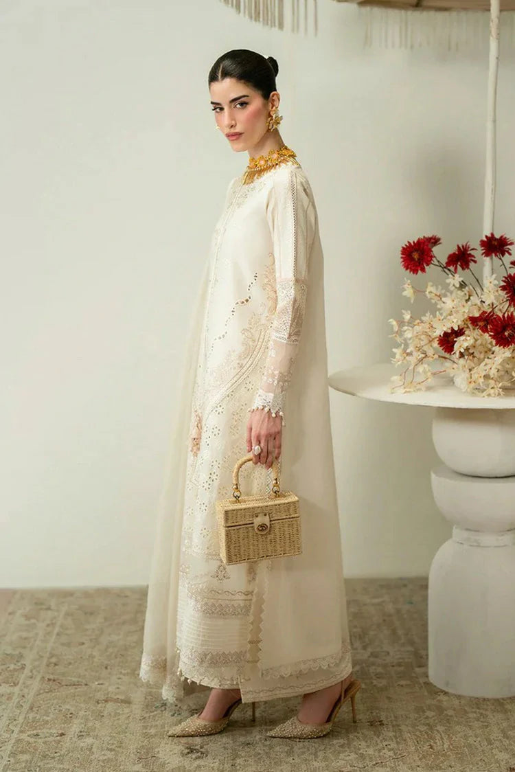 Picture of Zariya - Zaira Blooming Flower Lawn Collection - ORSA-ZB6S105 - Unstitched - Available at Raja Sahib