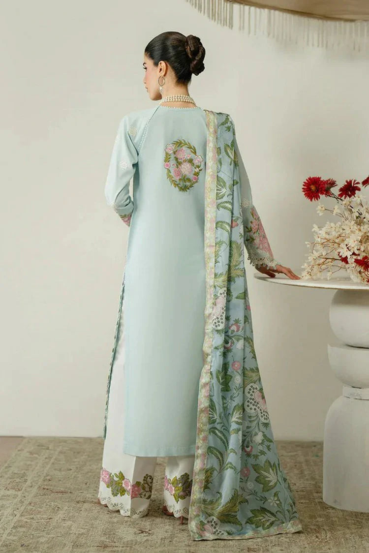 Picture of Zariya - Zaira Blooming Flower Lawn Collection - IDALIA-ZB6S107 - Unstitched - Available at Raja Sahib