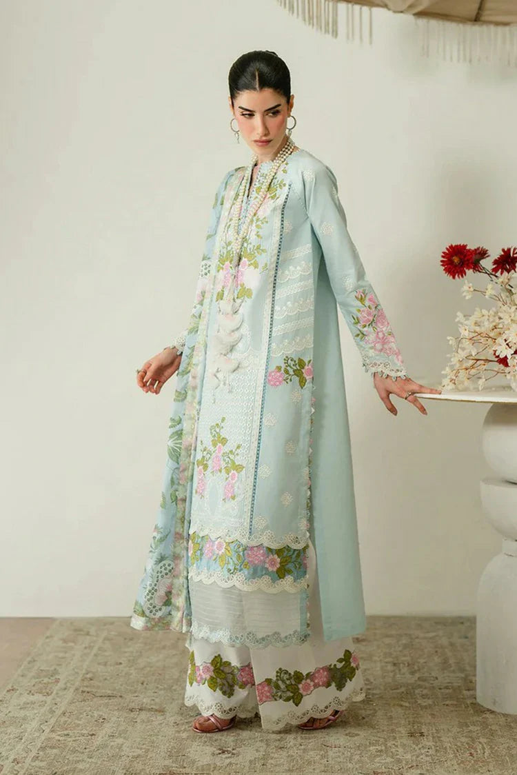 Picture of Zariya - Zaira Blooming Flower Lawn Collection - IDALIA-ZB6S107 - Unstitched - Available at Raja Sahib