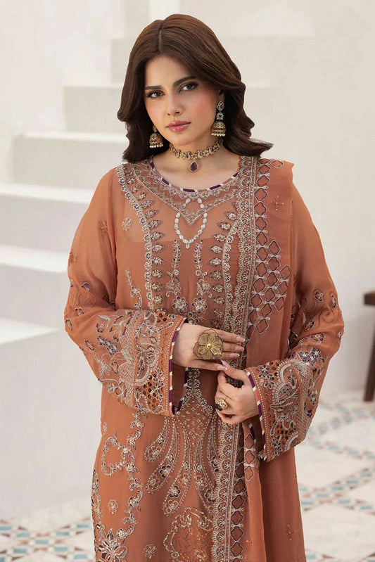 Picture of Ramsha - Sonehri Luxury Chiffon Collection Vol 3 - BB-307 - Unstitched - Available at Raja Sahib