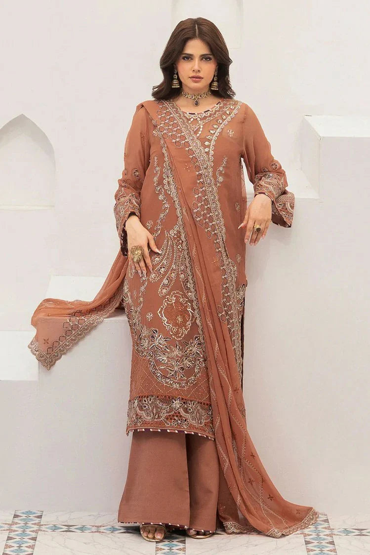 Picture of Ramsha - Sonehri Luxury Chiffon Collection Vol 3 - BB-307 - Unstitched - Available at Raja Sahib