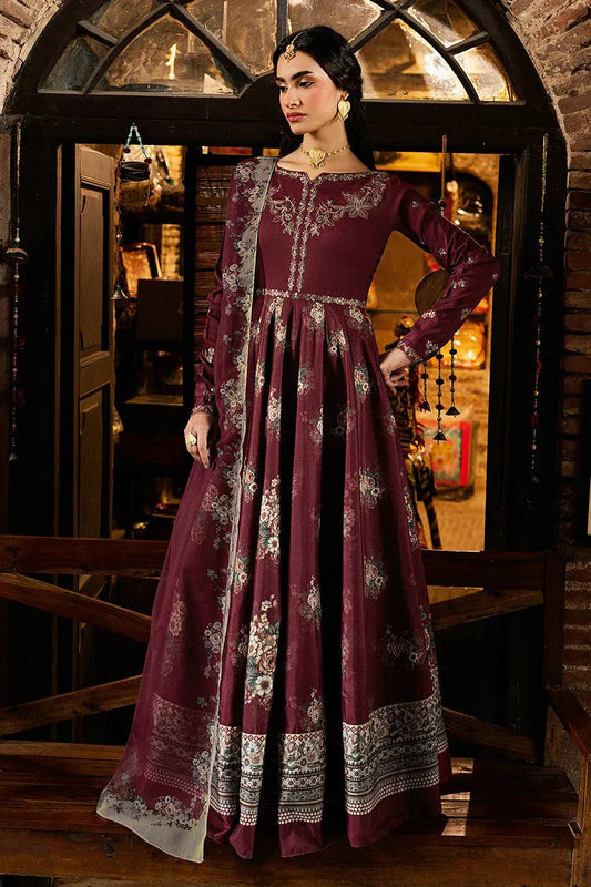 Shagna - Ek Dopahar Traditional Peshwaz Spring Summer - SP-103 (MANJOGI) - Unstitched
