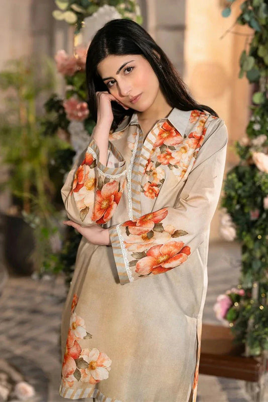 Mariam Aziz - Mahgul Printed Lawn Collection - F-4-002 Afreen - Unstitched