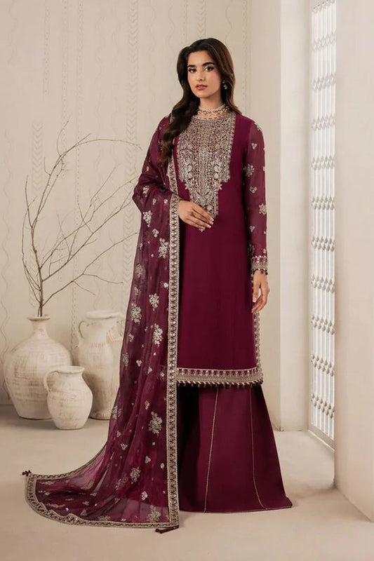 Zarif - Bayaan Chiffon Collection - ZR-BYN-04 NIDAH - Unstitched