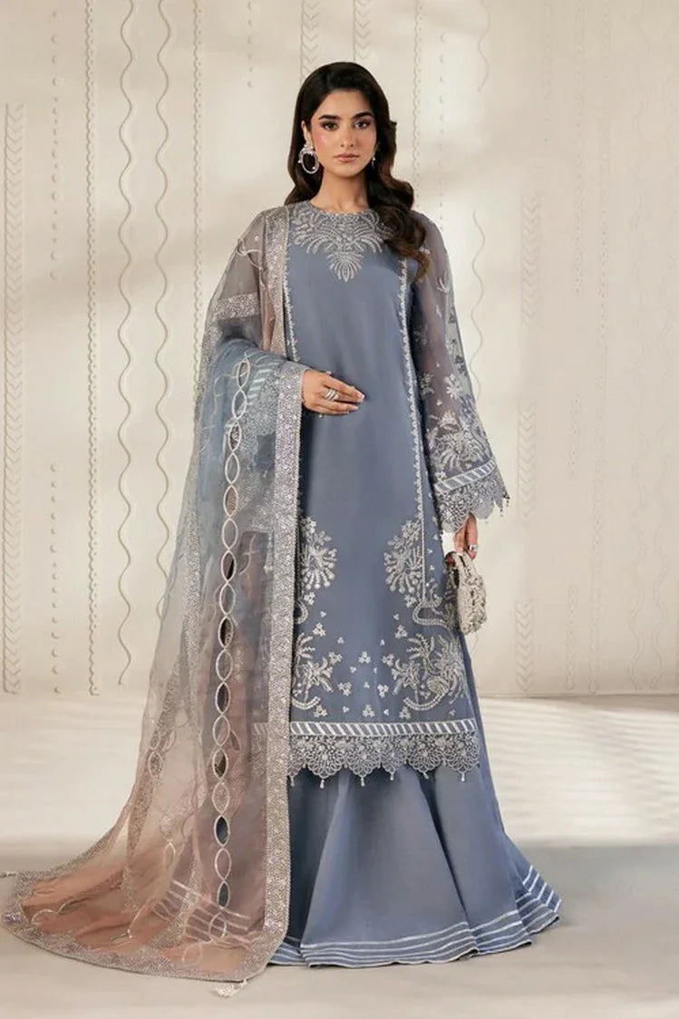 Zarif - Bayaan Chiffon Collection - ZR-BYN-05 NILMAH - Unstitched