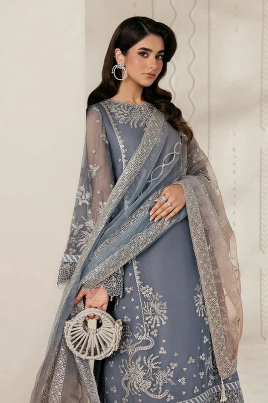 Zarif - Bayaan Chiffon Collection - ZR-BYN-05 NILMAH - Unstitched