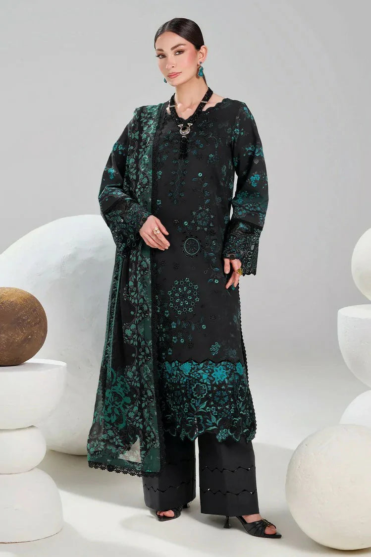 Ramsha - Dhanak Embroidered Lawn Collection Vol 2 - DH-203 - Unstitched