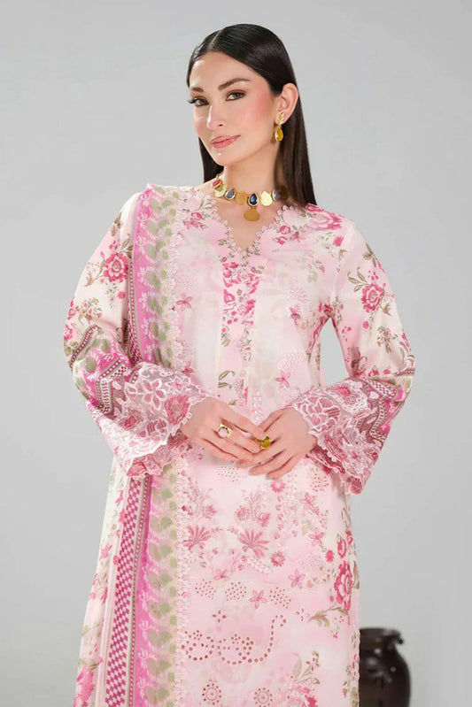 Ramsha - Dhanak Embroidered Lawn Collection Vol 2 - DH-210 - Unstitched