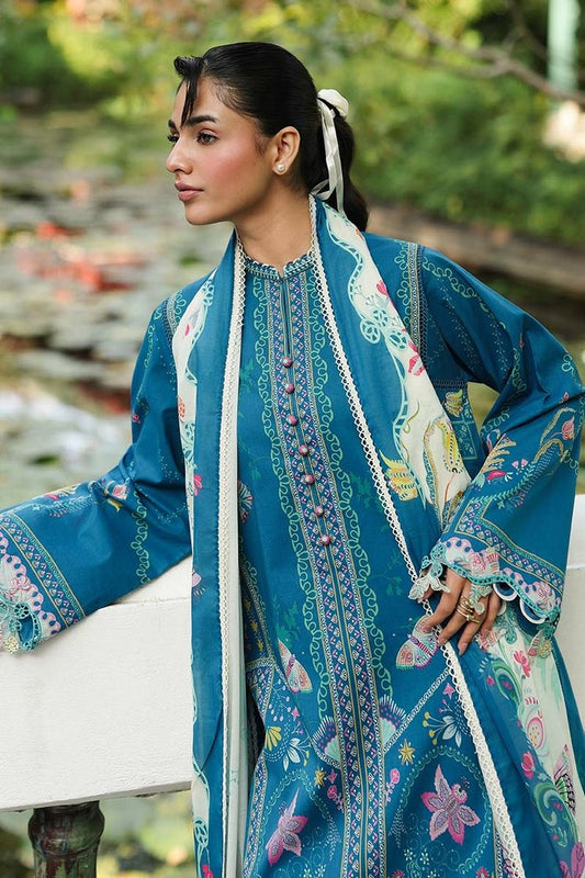 Qalamkar - Qprints Summer Prints Collection - AX-5B Caire - Unstitched