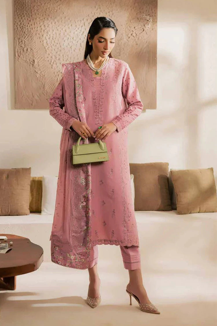 Nureh - Exclusive Luxury Lawn Karandi Collection Vol 1 - NE-216 - Unstitched