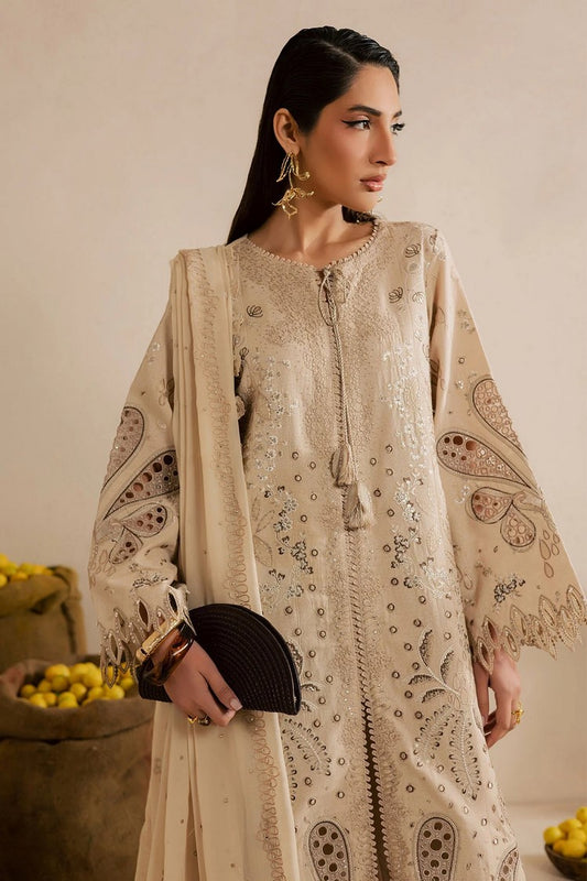 Nureh - Exclusive Luxury Lawn Karandi Collection Vol 1 - NE-218 - Unstitched