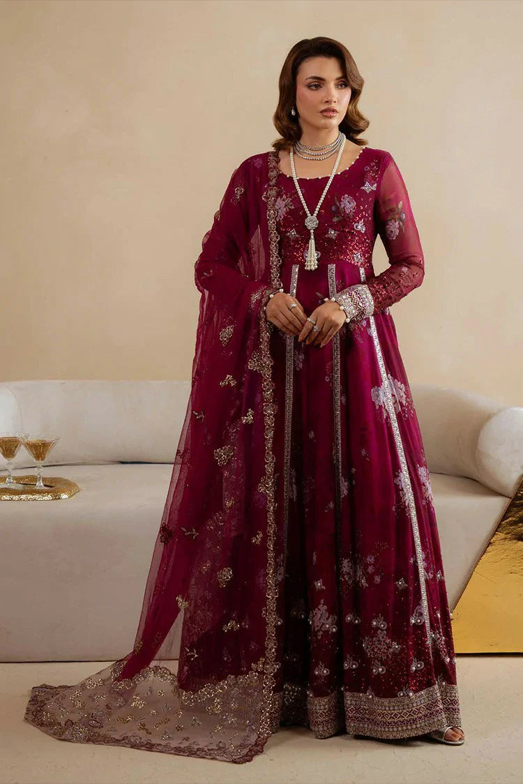 Nureh - Amaya Luxury Embroidered Chiffon Collection Vol 1 - AM-31 - Unstitched