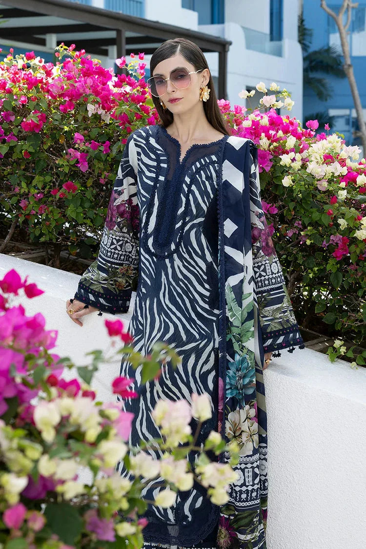 Picture of Elaf - Santorini Prints Collection - EPN-3A Starry Night - Unstitched - Available at Raja Sahib