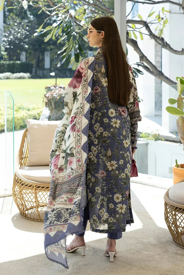 Picture of Elaf - Santorini Prints Collection - EPN-6A Boo Berry - Unstitched - Available at Raja Sahib